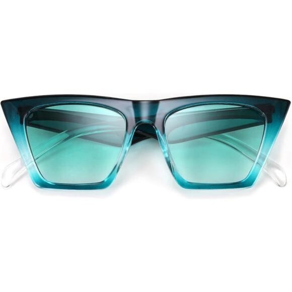 Vintage Square Cat Eye Sunglasses Women Trendy Cateye Sunglasses main image 4